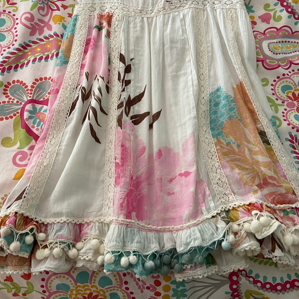 Boho womens summer tank top dress - Picture 2 of 5